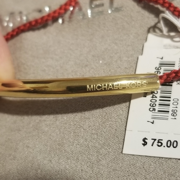 Michael Kors Red Heritage Bracelet - Picture 4 of 8